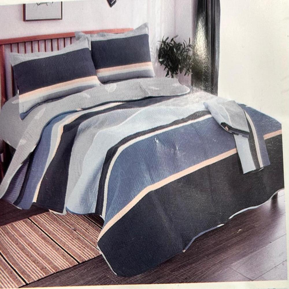 Set cobertor Verano 2pz + Sábanas + Fundas 100% Algodón de 5 piezas - GI3