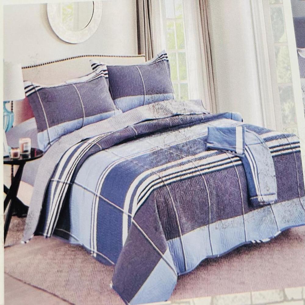 Set cobertor Verano 2pz + Sábanas + Fundas 100% Algodón de 5 piezas - GI8