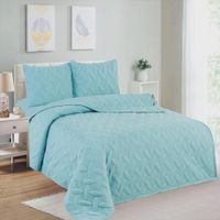 Set cobertor 2pz + Sábanas + Fundas 100% Algodón de 5 piezas - GY9