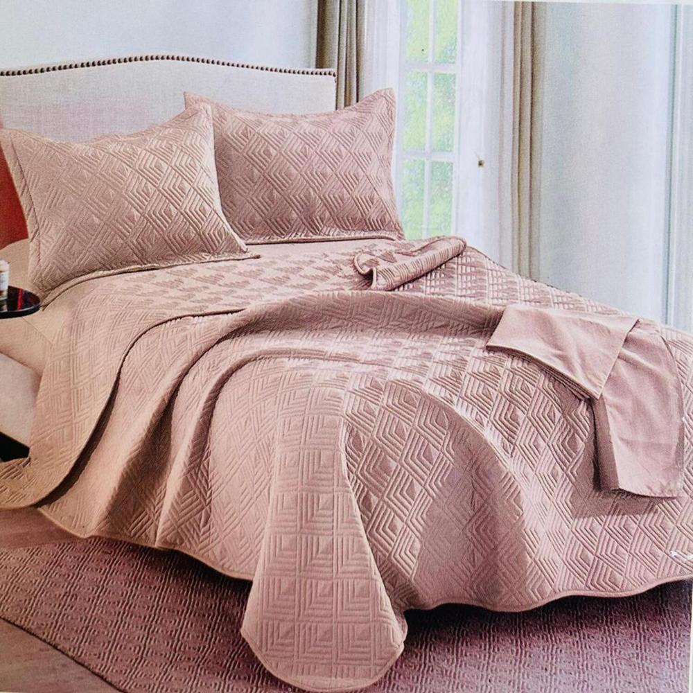 Set de cobertor Verano 1.5 pz + sábanas + Fundas 100% algodón de 5 piezas - GP5