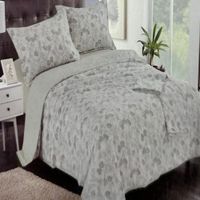 Set de cobertor 2 pz  verano antiestrés de 5 piezas 100% algodón - GQ13