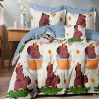 Set edredón niño 2pz + sábanas + fundas 100% algodón de 5 piezas - GR2