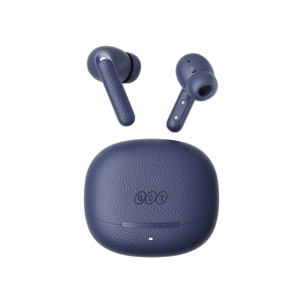 Audífonos Inalámbricos Qcy Buds Anc Azul Cancelación De Ruido 45db, Bluetooth 5.4