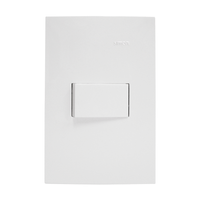 Conmutador Simple Simon S25 Blanco Policarbonato/Aluminio
