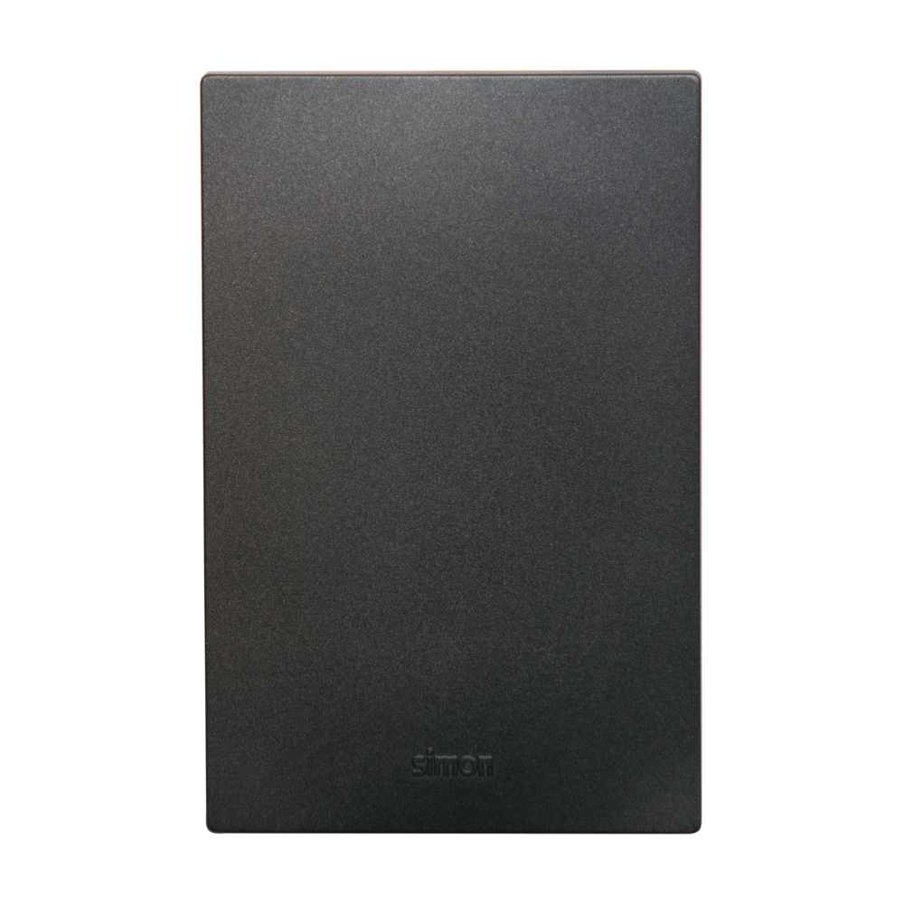 Placa Ciega Grafito S220 Simon