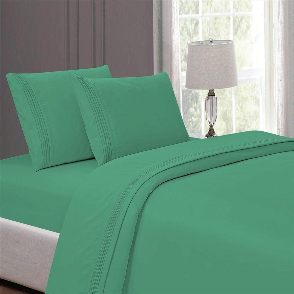 Set de Sabanas Queen de 4 Piezas  + Fundas 100% Algodón - TV11