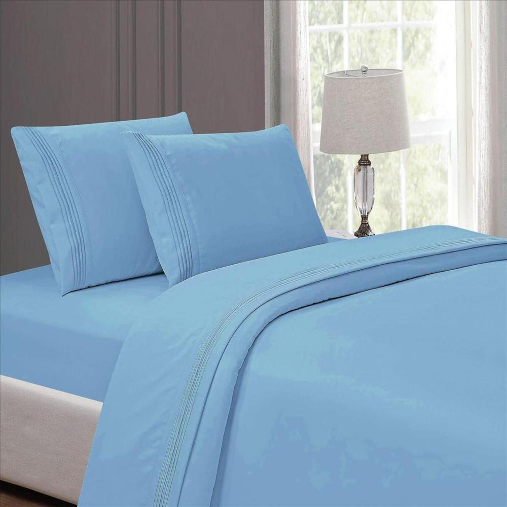 Set de Sabanas Queen de 4 Piezas  + Fundas 100% Algodón - TV7