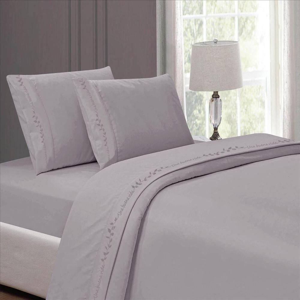 Set de Sabanas Queen de 4 Piezas + Fundas 100% Algodón - TV15