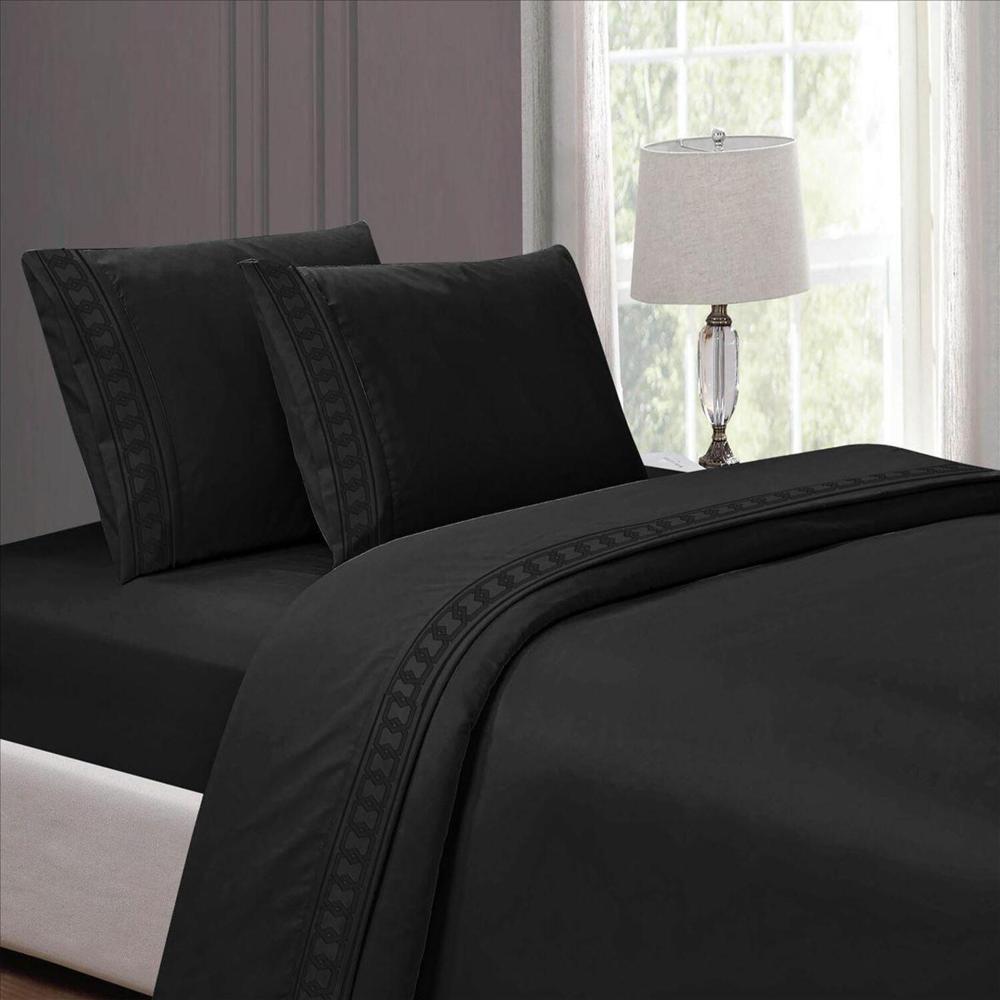 Set de Sabanas Queen de 4 Piezas + Fundas 100% Algodón - TV13