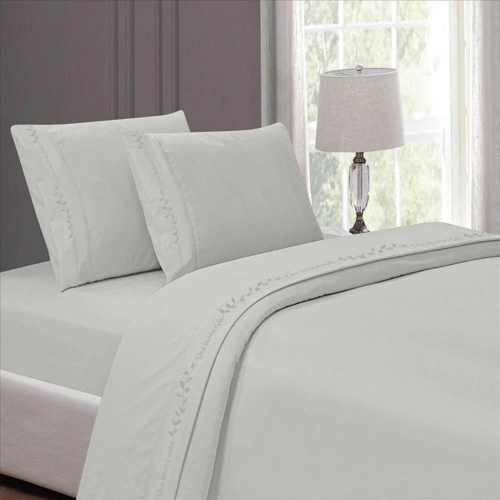 Set de Sabanas 1.5 pz de 4 Piezas  + Fundas 100% Algodón - FG16