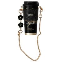 Vaso térmico Germ Camellia 500 ml Negro-Dorado Acero premium