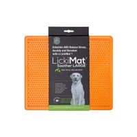 Plato Lickimat  Soother X Large  Orange Para Perros
