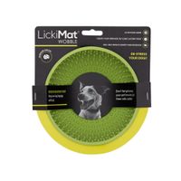 Plato Lickimat Wobble Green Para Perros