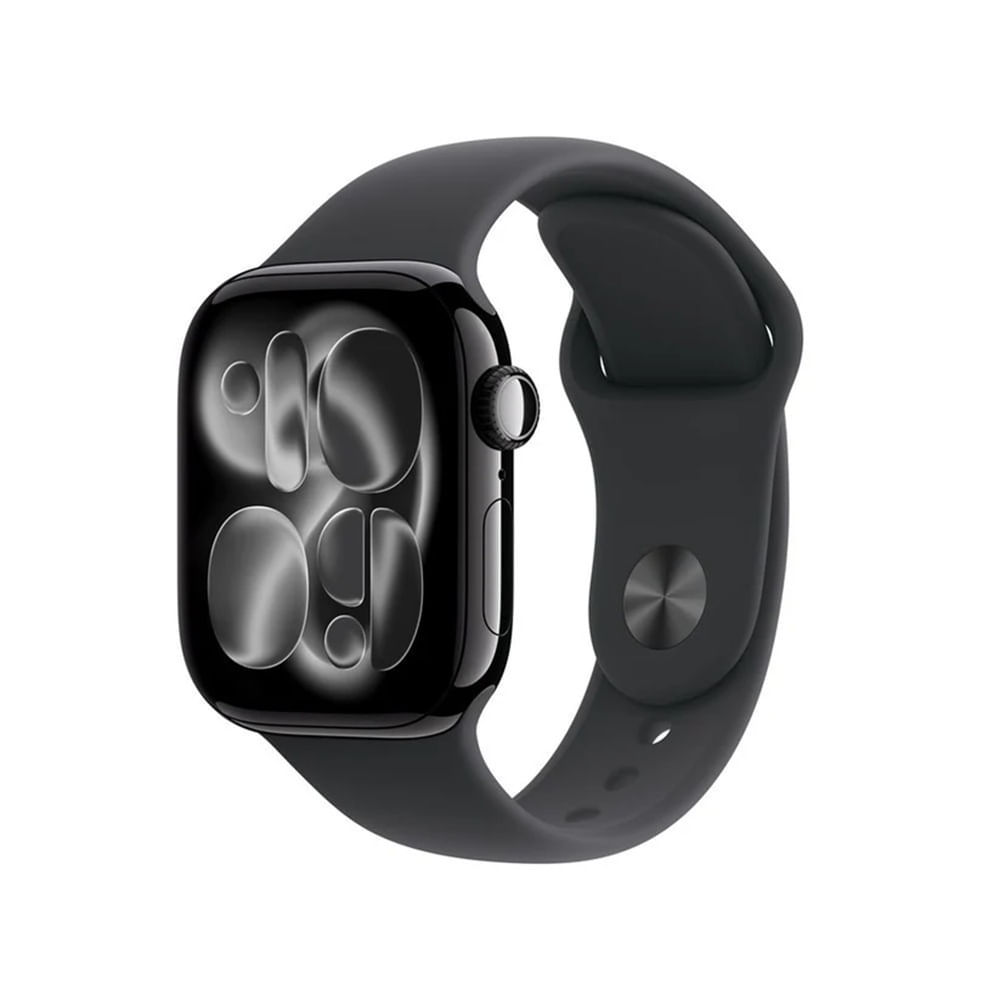 Apple Watch Series 11 42mm GPS Jet Black Sport Band S y M Black