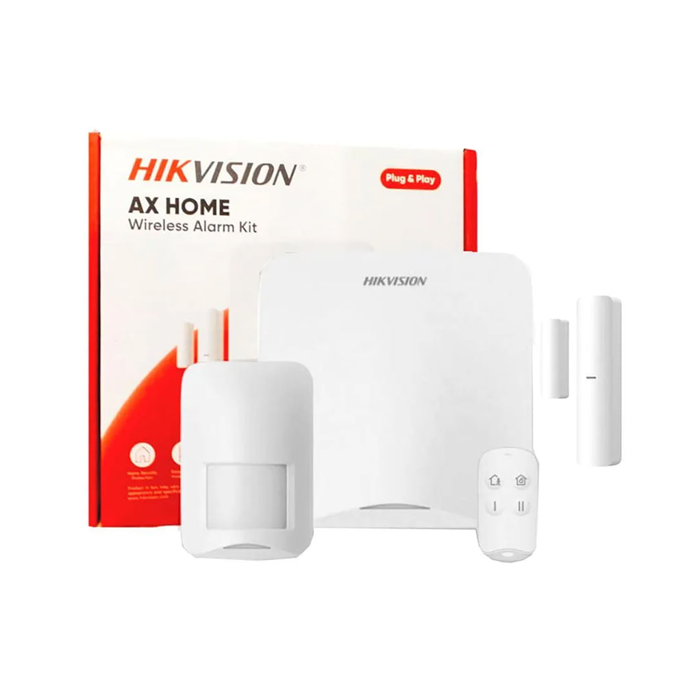 Kit de Alarmas Wifi Hikvision Ax Home - Seguridad Inteligente 16 Zonas para tu Hogar