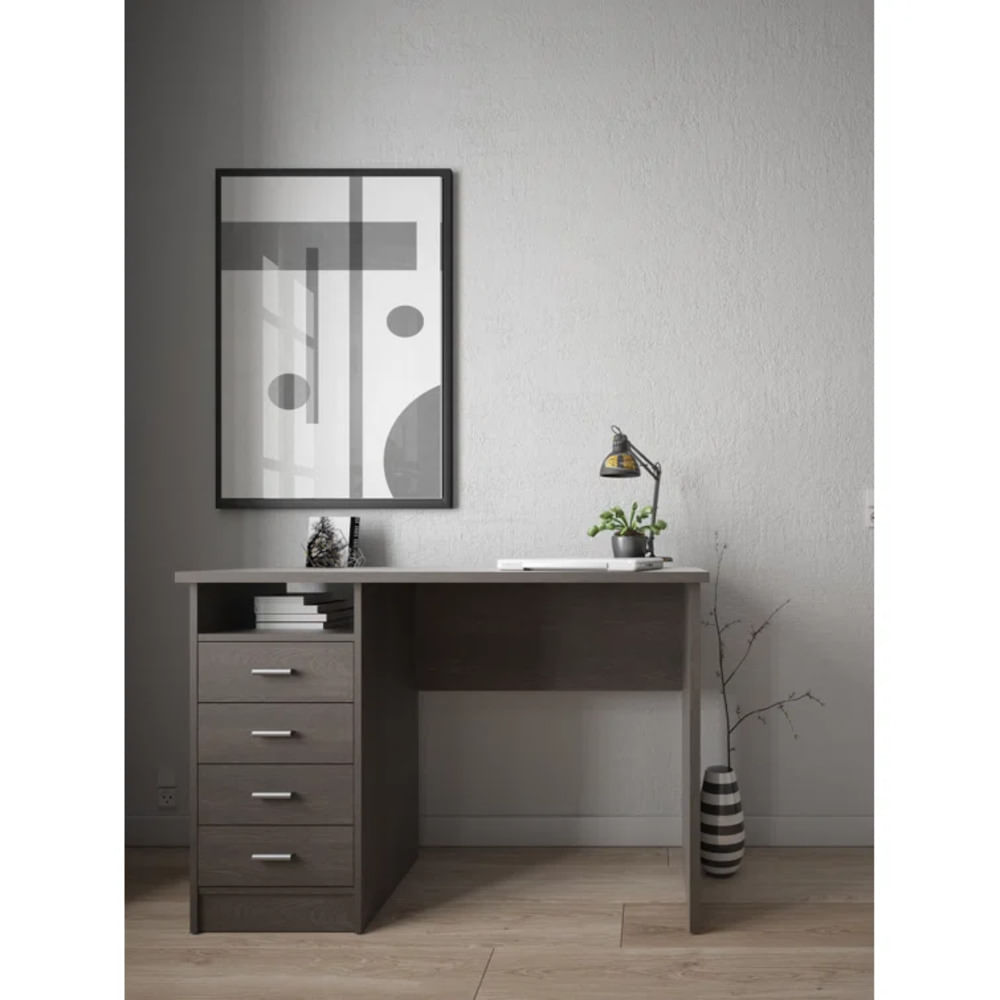 Escritorio Moderno Tonaki Chocolate R&R MUEBLES