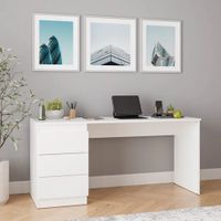 Escritorio Moderno Mizuki Blanco R&R MUEBLES