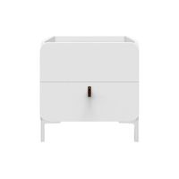 Velador Moderno Applin Blanco 2 Cajones R&R MUEBLES