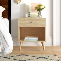 Velador Moderno Beni 1 Cajón Duna R&R MUEBLEs