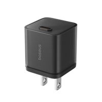 Cargador Rápido Tipo C, Baseus, 30W, Negro