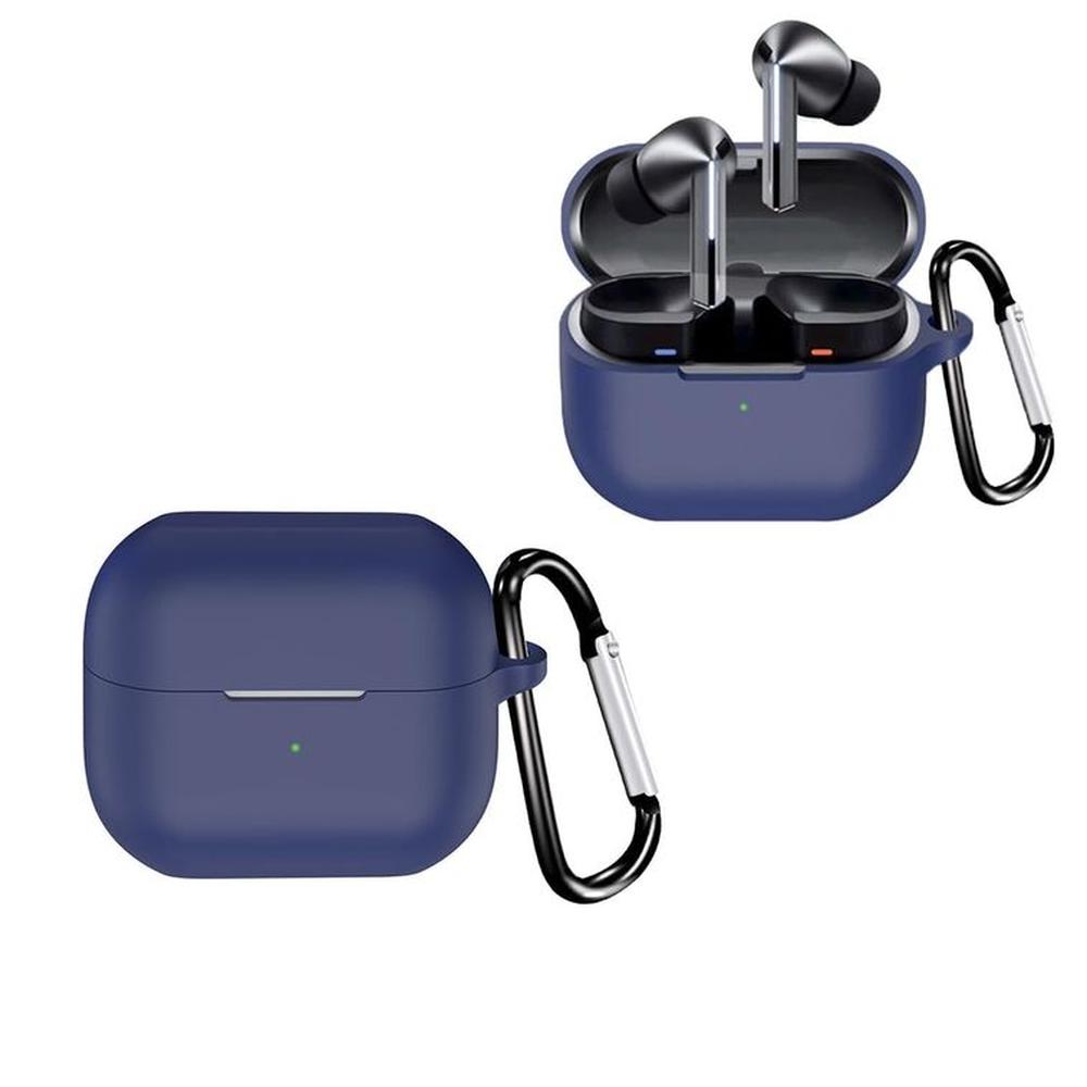 Funda Case adecuada para Samsung Galaxy Buds 3 y Galaxy 3 Pro - AZUL