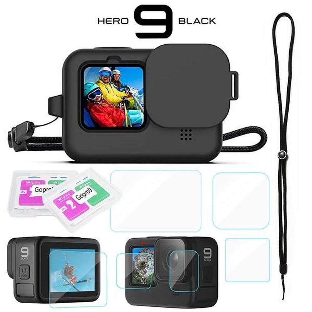 micas + case Funda protectora GoPro Hero 11 - NEGRO