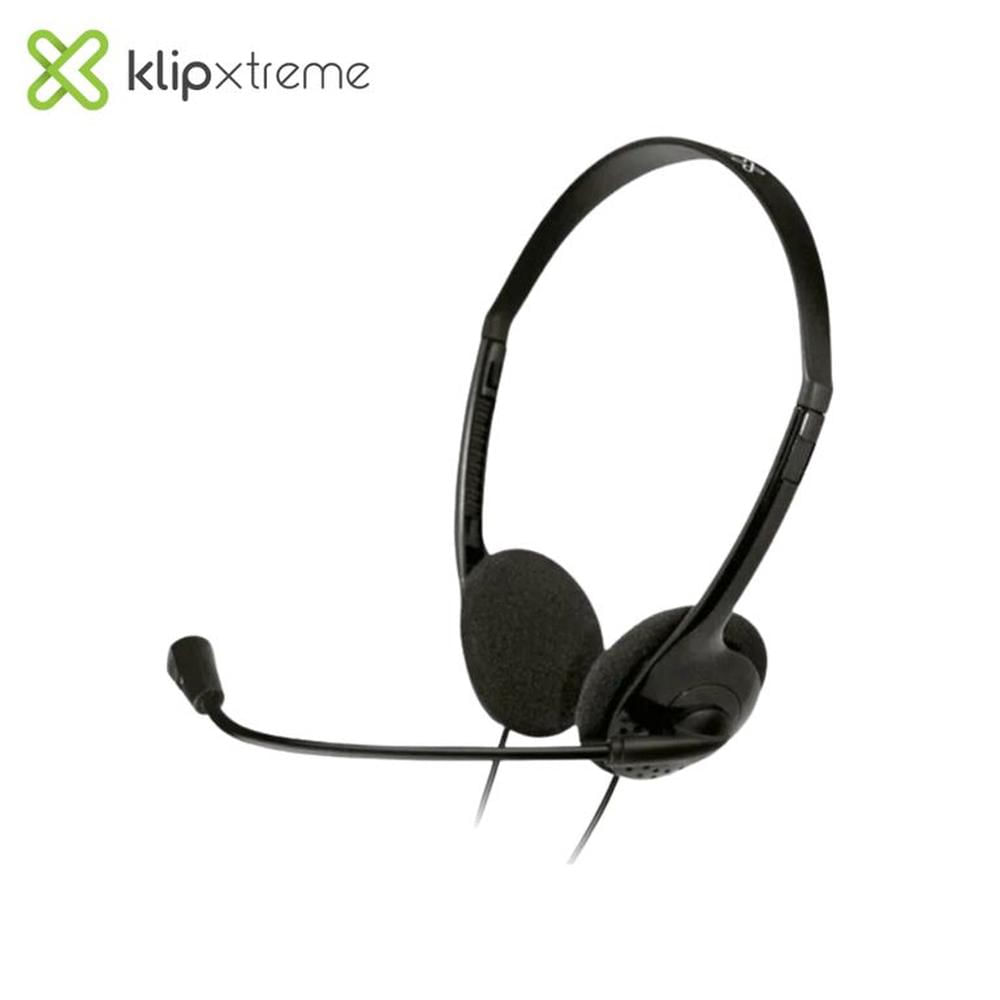 Audífono Klip Xtreme KSH-270 Negro con Micrófono Omnidireccional