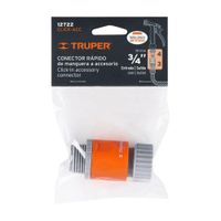 Conector rápido de ABS 34 manguera-acc sistema click Truper - 12722