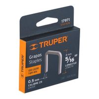Caja con 1000 grapas 516corona 113 mm para ET-21 Truper - 17971