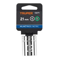Dado hexagonal encastre 12 de 21 mm Truper - 13271