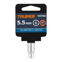 Dado de 55 mm 6 puntas cuadro 14 Truper - 100966