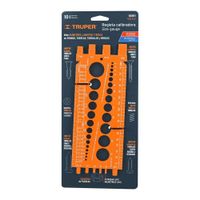 Regla medidora de tuercas y tornillos 22 cm Truper - 10811
