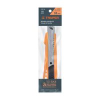 Cuchilla de plástico 18 mm reforzada con alma metálica Truper - 16974