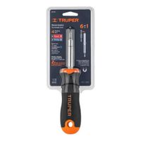 Desarmador 2 Puntas Dobles Y Barra Con 2 Cajas Hexagonal Truper - 14200