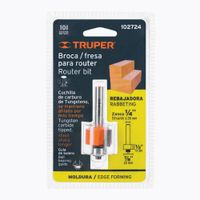 Broca para router rebajado 78 con balero Truper - 102724