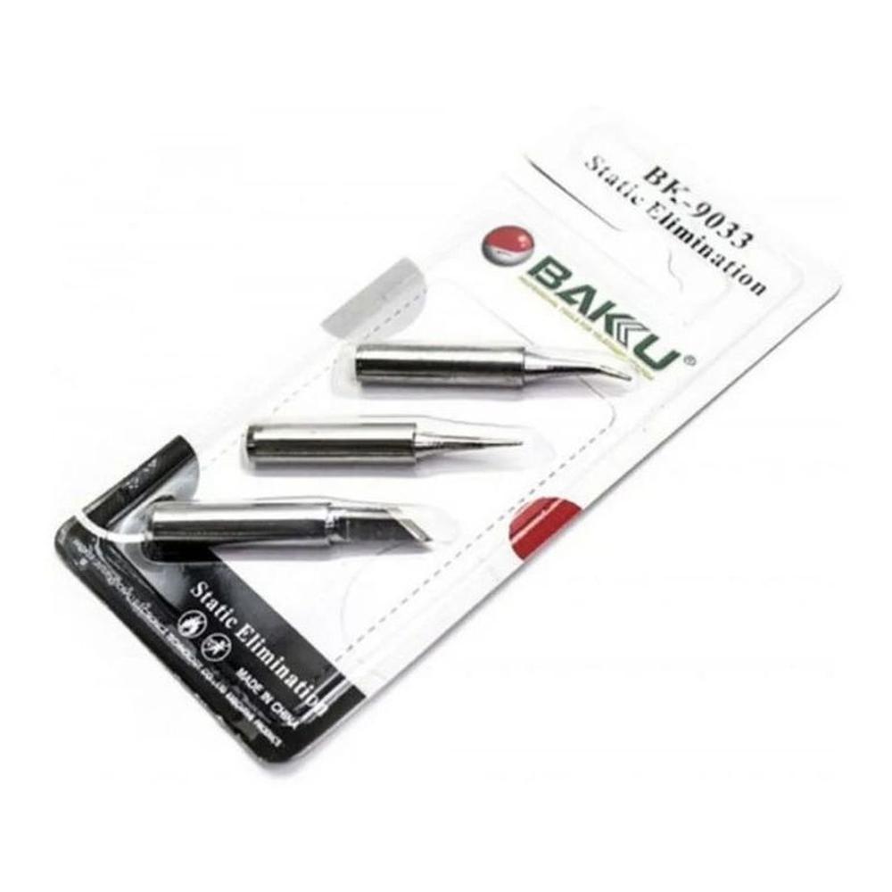 Repuesto Jgo Puntas Para Cautin 3 Pzas Baku BK-9033