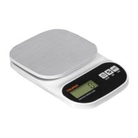 Báscula digital para cocina plato de acero inox5kg Truper 103116