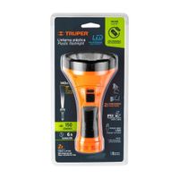 LILE-9T Linterna plástica 1 LED 150 lm recargable Trupe - 16005