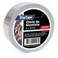 Cinta De Aluminio 2 Pulgadas x 30 yds Shurtape AF-91230