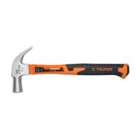 Martillo cabeza cónica 29 mm uña curva mango fibra vidrio Truper - 10852
