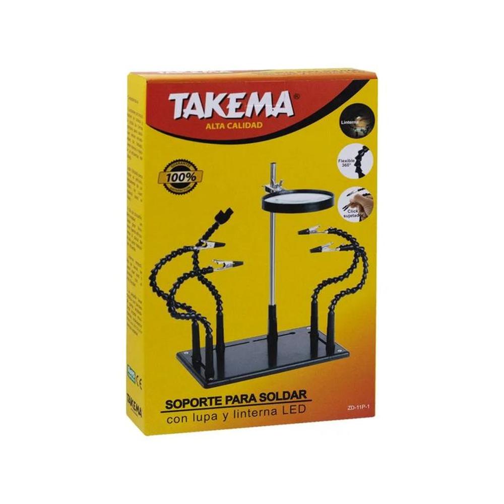 SOPORTE PARA SOLDAR CON LUPA TAKEMA ZD-11P-1