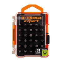 Juego de 31 puntas mixtas largo 1 estuche plástico Truper - 11887