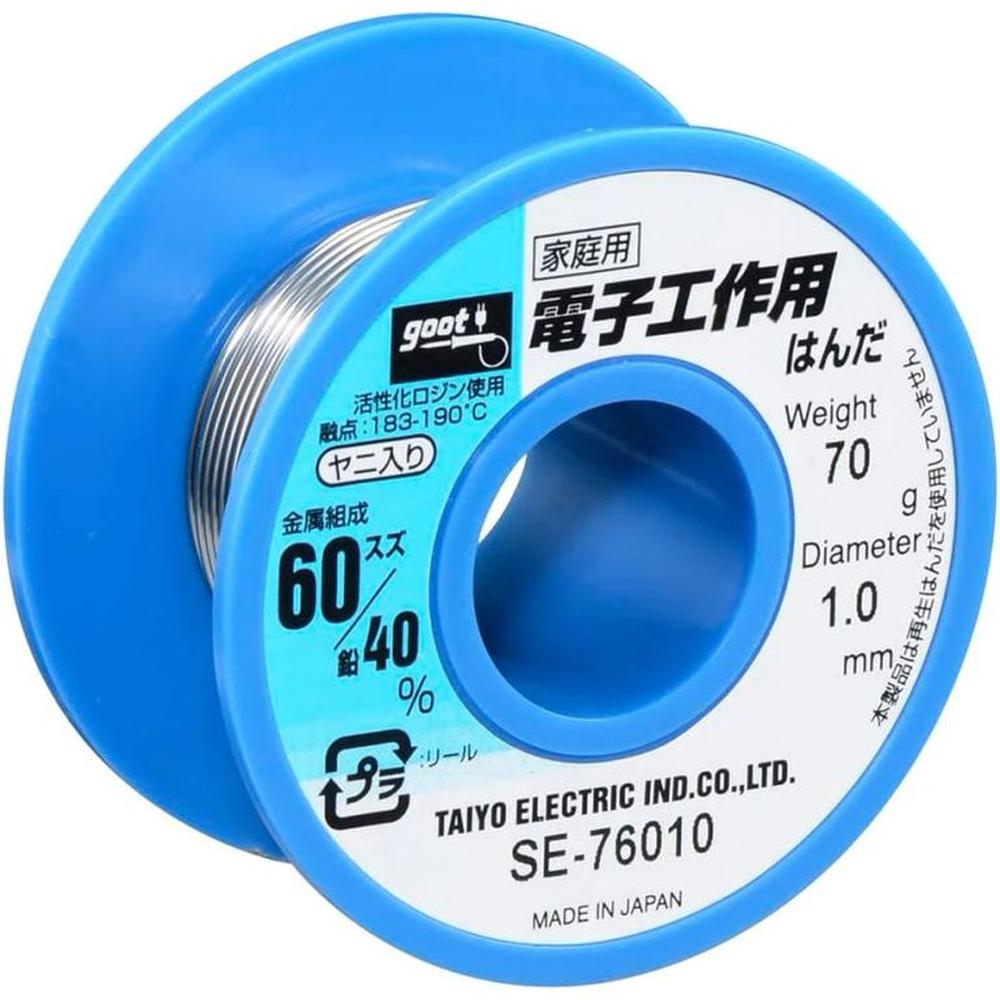 Rollo de Estaño 6040 de 70g de 10mm Goot SE-76010