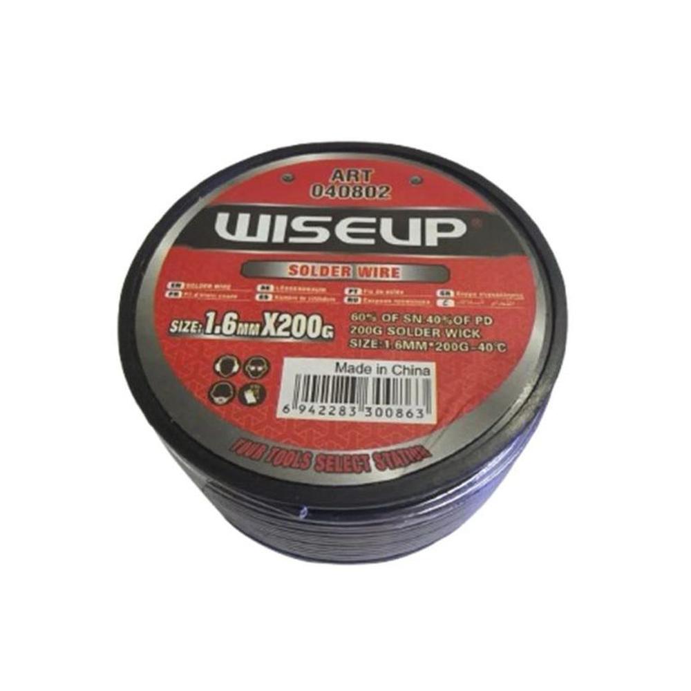Rollo de Estaño 6040 WISEUP 200gr 16mm - 040802