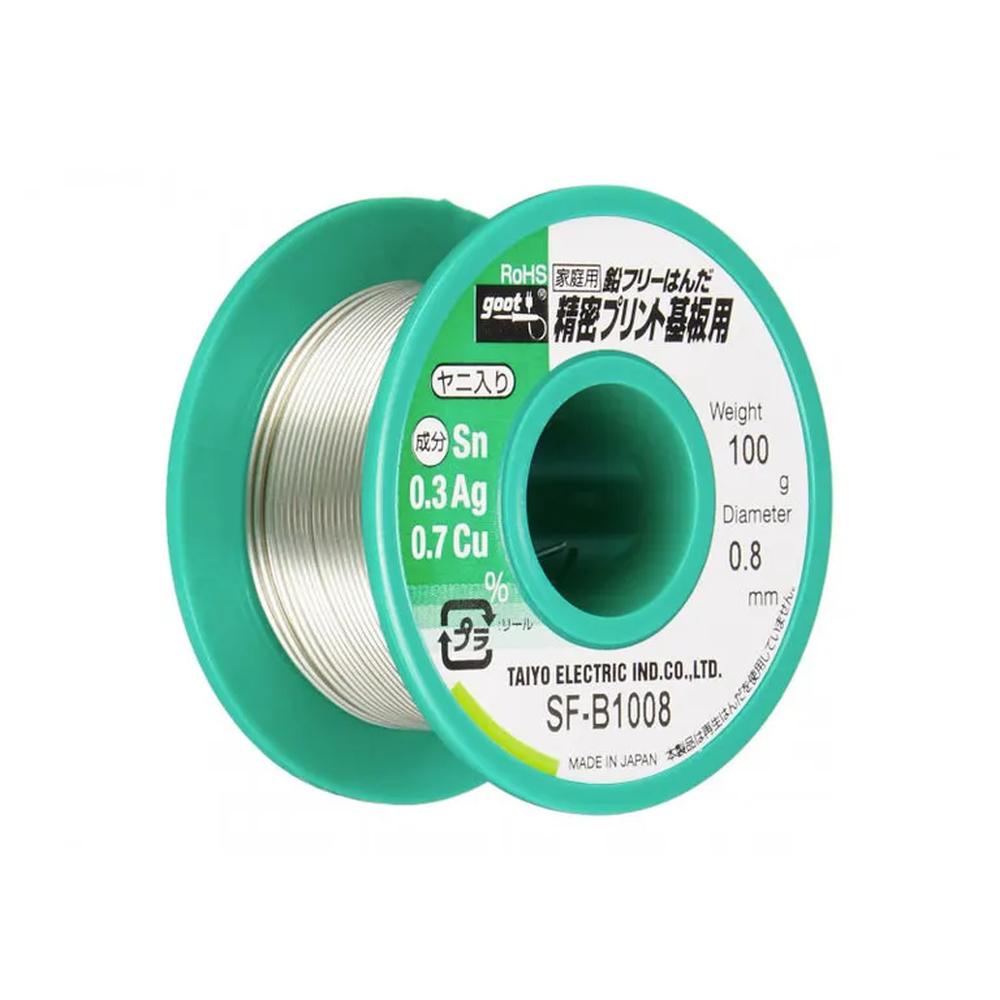 Rollo De Estaño 06mm 100g Sn Ag Cu Goot SF-B1006