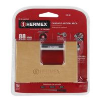 Candado antipalanca 88 mm cuerpo de latón llave tradicional Hermex - 43358