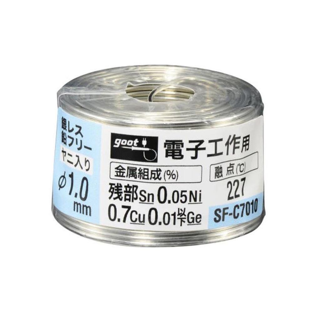 Estaño Soldadura sin plomo para trabajos electrónicos 70g F10mm SF-C7010