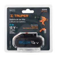 Batería ion litio 12 V para taladro TALI-12A2-2 Truper - 12333
