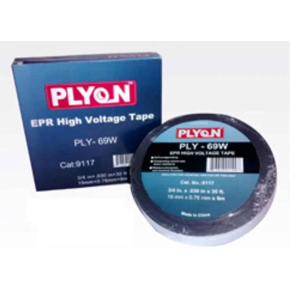 CINTA AISLANTE PLY-69W AUTOADHERENTE ALTO VOLTAJE AUTOAMALGABLE PLYON