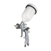 Pistola para pintar gravedad HVLP vaso plástico 14 mm Truper - 14031